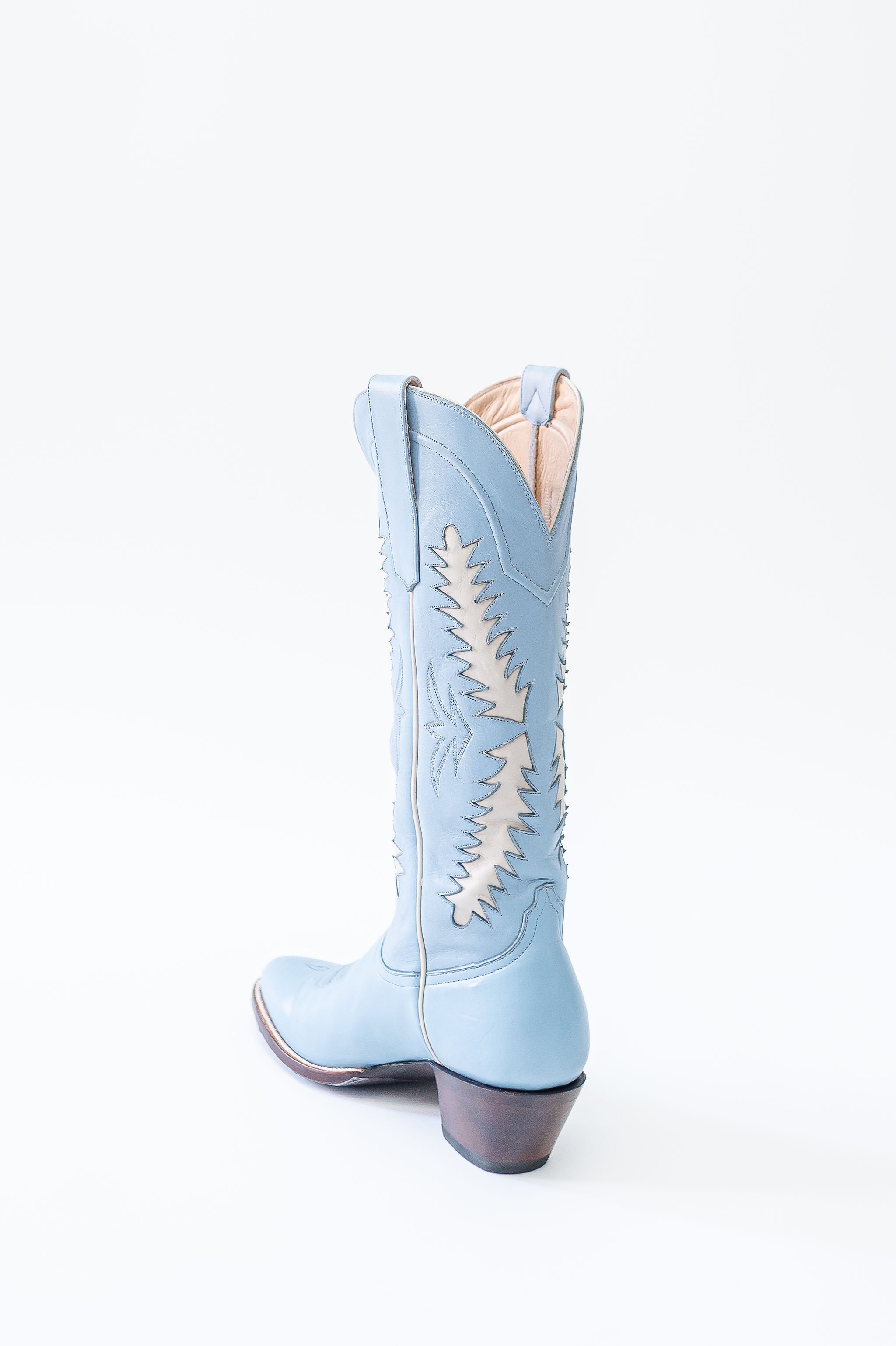 Light blue cowgirl boots best sale